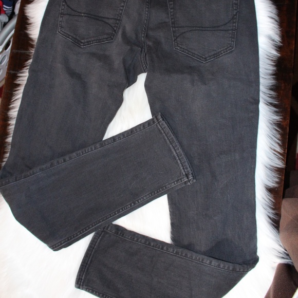 Hollister, black distressed Skinny advanced Stretch jeans   W31  L32 - Picture 3 of 7